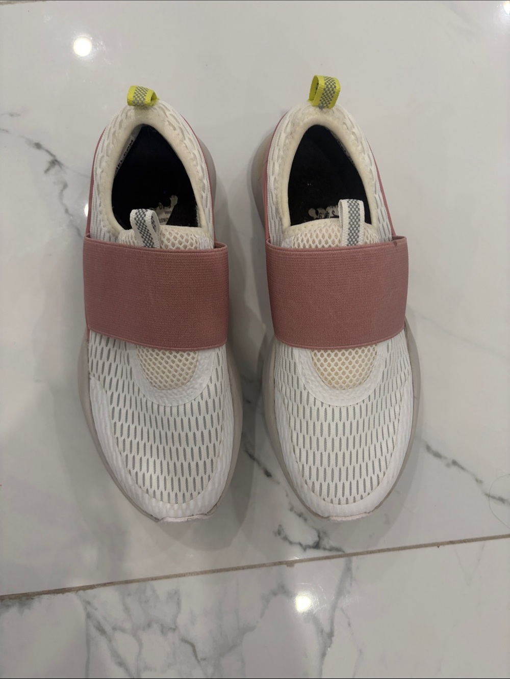 Sorel Women’s Slip-On Sneakers - White, Dusty Pink & Yellow